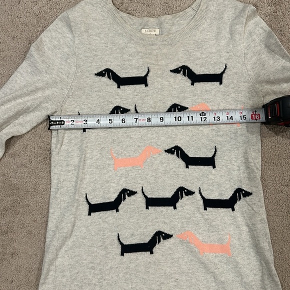 J Crew sweater with dachshund print - Picture 4 of 5